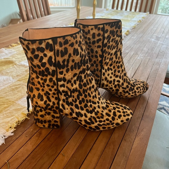 Faux animal fur booties - Picture 4 of 5